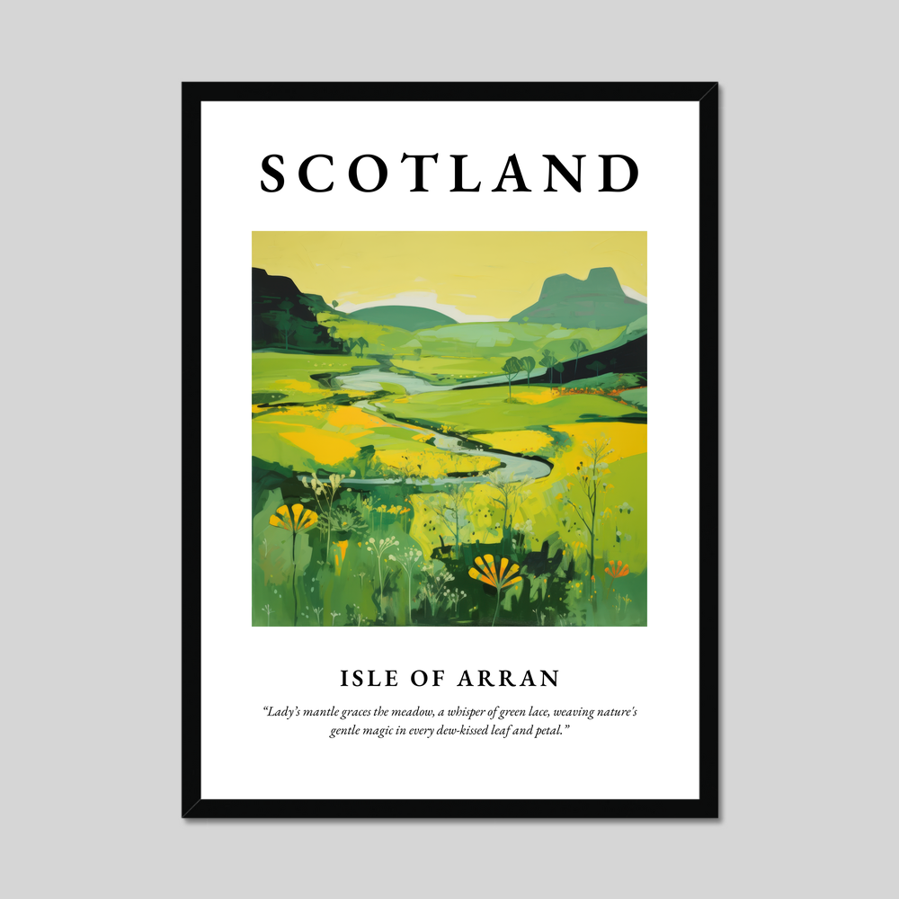 Poster of Isle of Arran, Scotland.