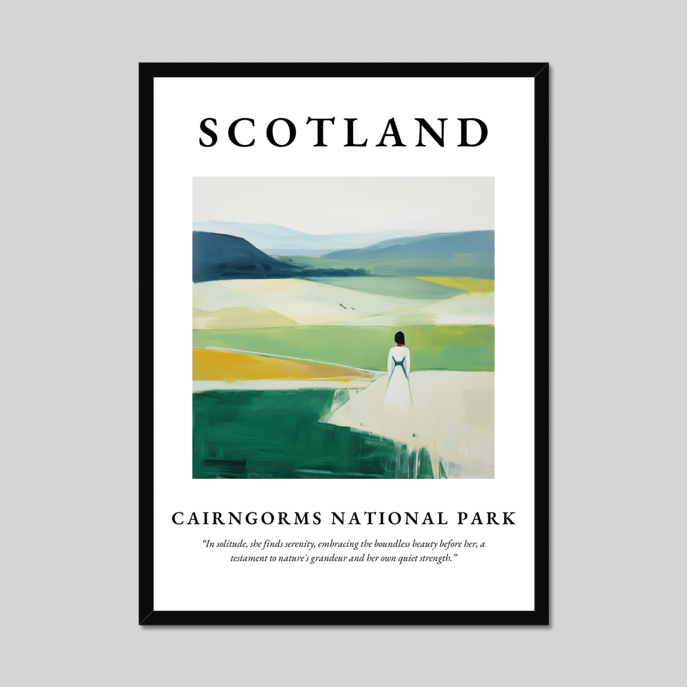 Poster of Cairngorms National Park, Scotland.