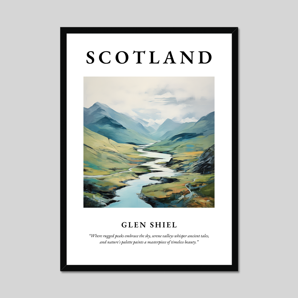 Poster of Glen Shiel, Scotland.