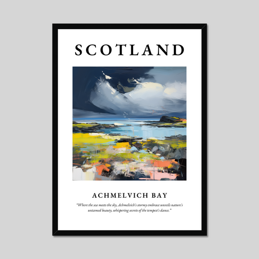 Poster of Achmelvich Bay, Scotland.