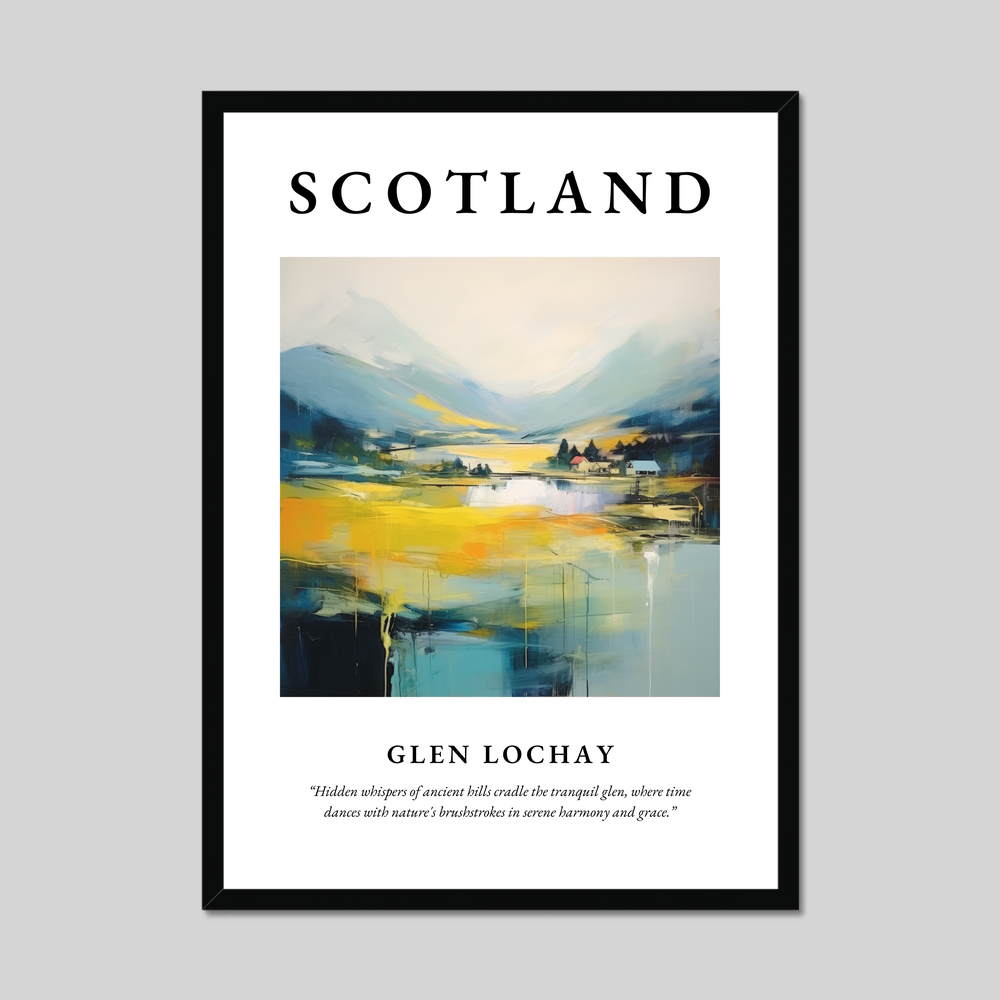 Poster of Glen Lochay, Scotland.