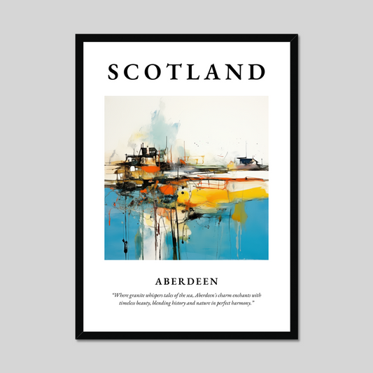 Poster of Aberdeen, Scotland.