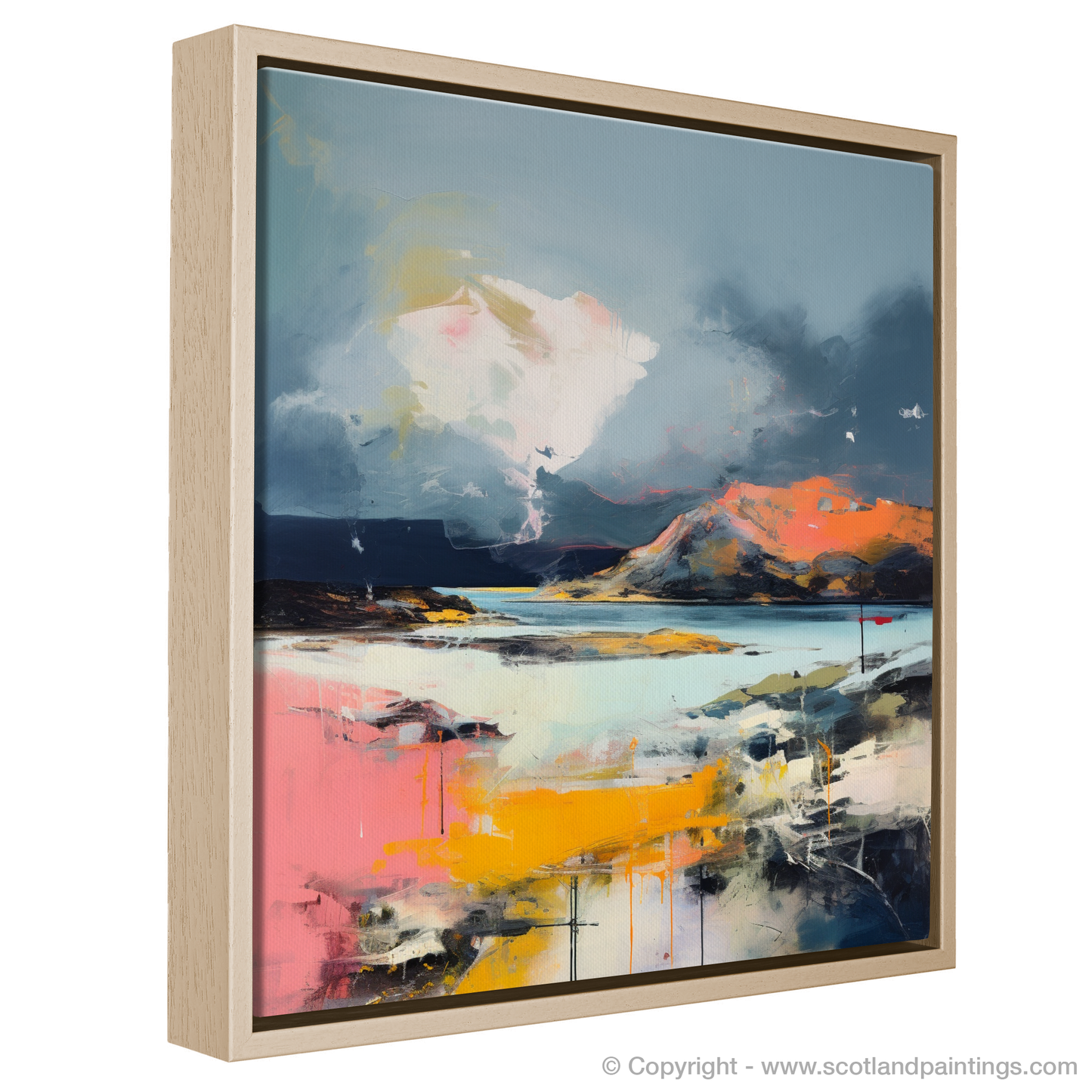 Storm's Embrace: A Symphony of Colour Over Achmelvich Bay