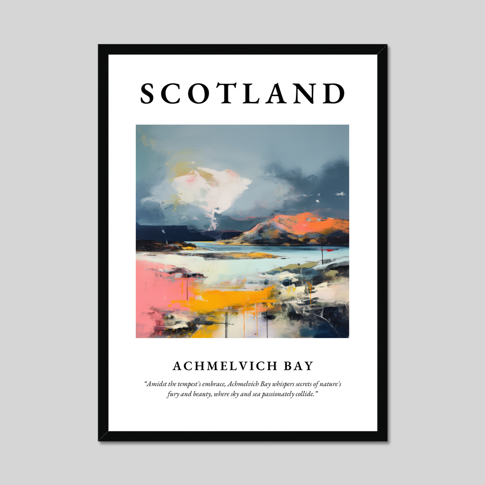 Poster of Achmelvich Bay, Scotland.