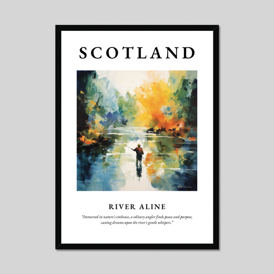 Poster of River Aline, Scotland.