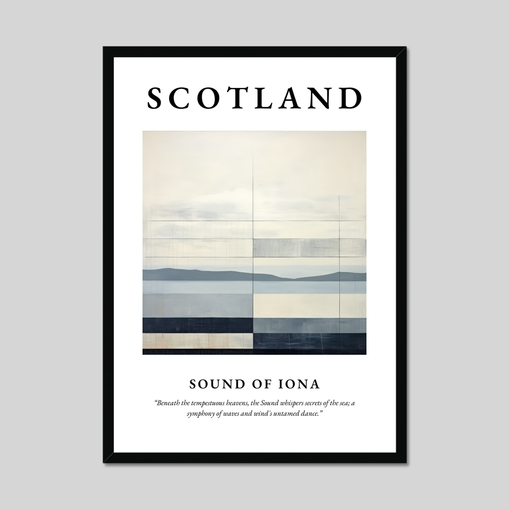 Poster of Sound of Iona, Scotland.