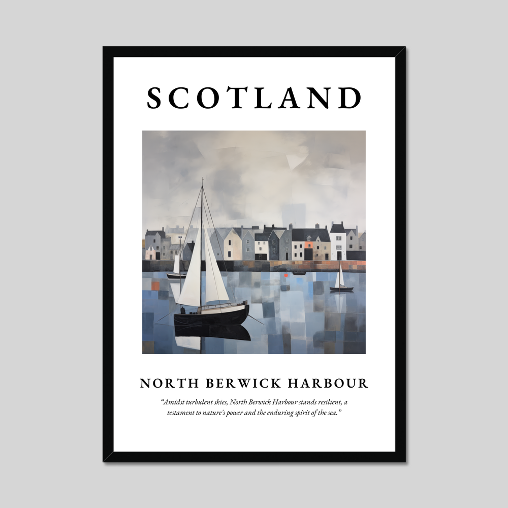 Poster of North Berwick Harbour, Scotland.