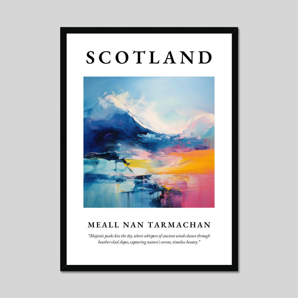 Poster of Meall nan Tarmachan, Scotland.