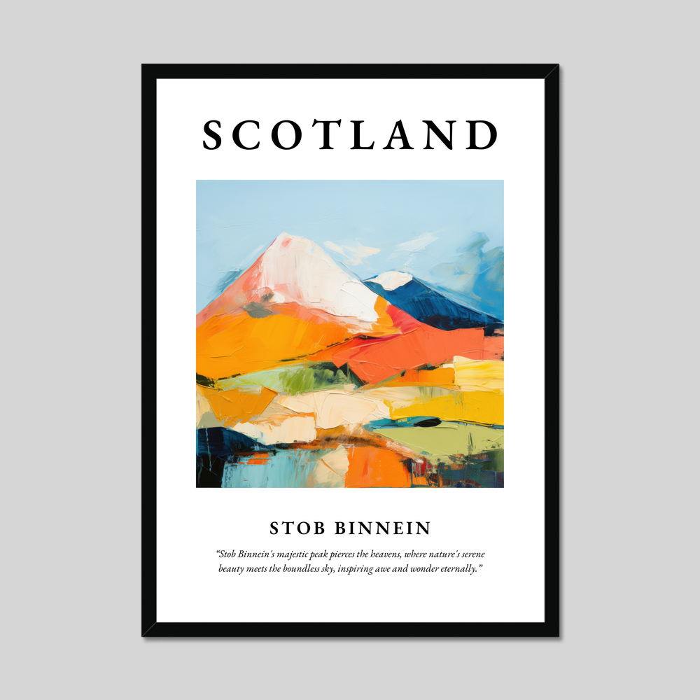 Poster of Stob Binnein, Scotland.