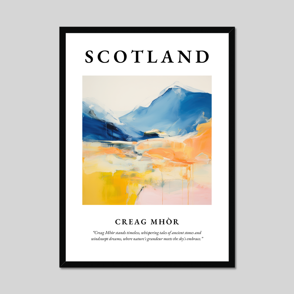 Poster of Creag Mhòr, Scotland.