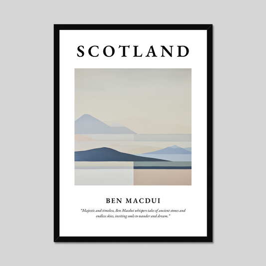 Poster of Ben Macdui, Scotland.