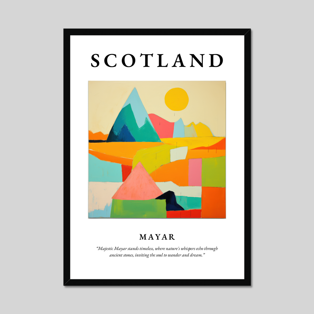 Poster of Mayar, Scotland.