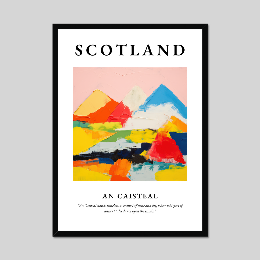 Poster of An Caisteal, Scotland.