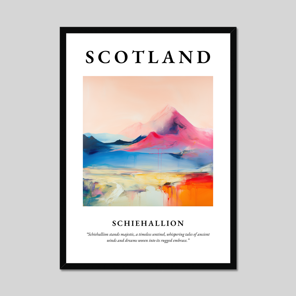 Poster of Schiehallion, Scotland.