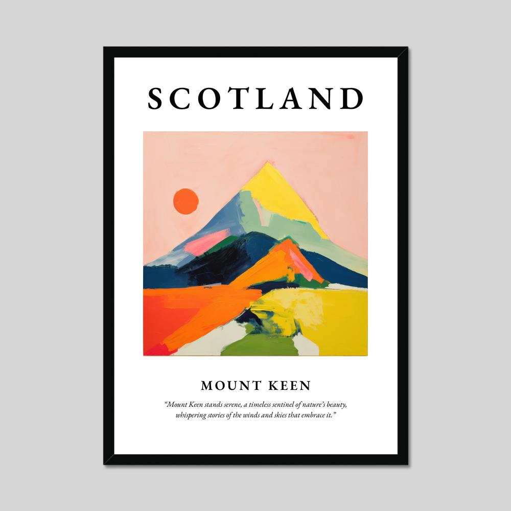 Poster of Mount Keen, Scotland.