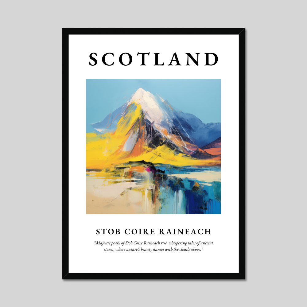 Poster of Stob Coire Raineach, Scotland.