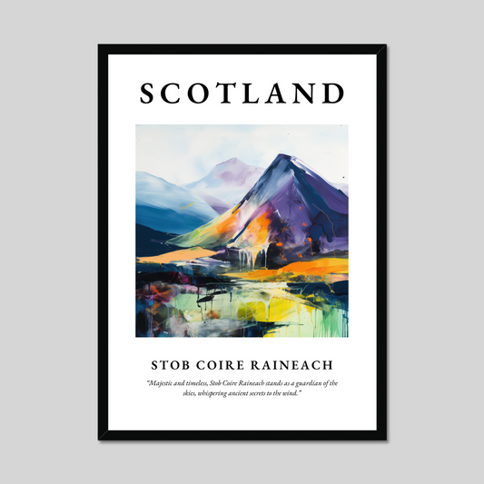 Poster of Stob Coire Raineach, Scotland.