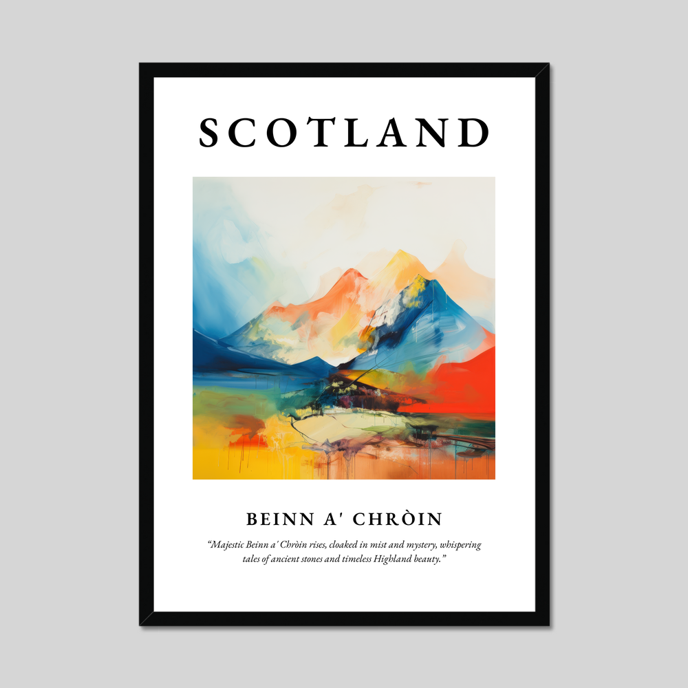 Poster of Beinn a' Chròin, Scotland.