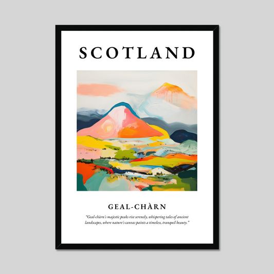 Poster of Geal-chàrn, Scotland.