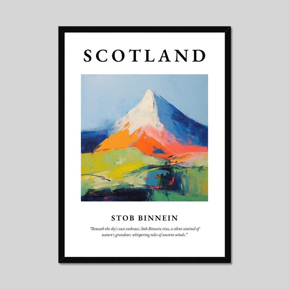 Poster of Stob Binnein, Scotland.