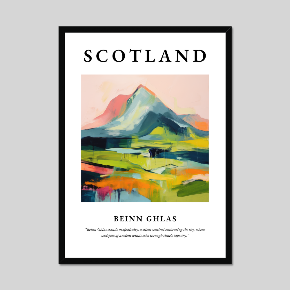 Poster of Beinn Ghlas, Scotland.