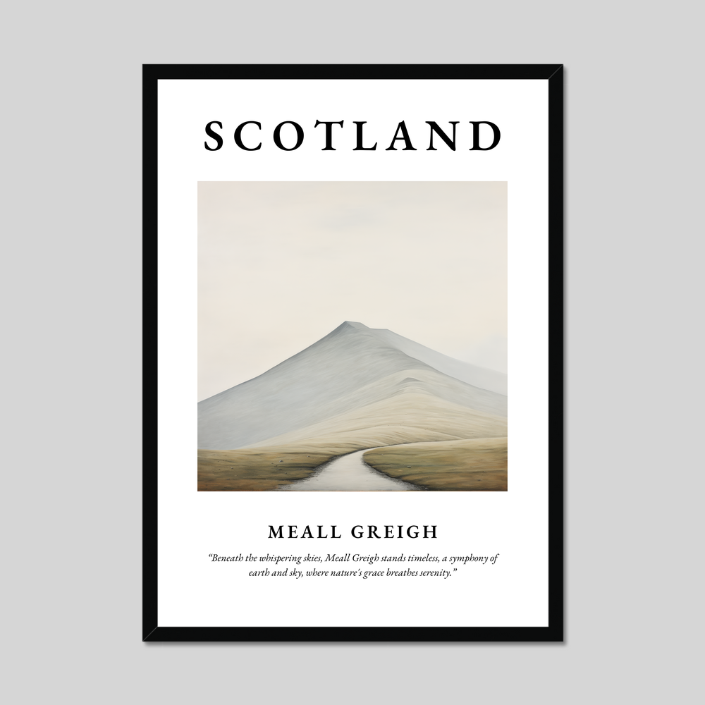 Poster of Meall Greigh, Scotland.