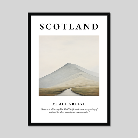 Poster of Meall Greigh, Scotland.