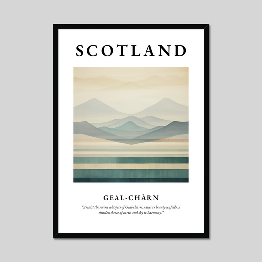 Poster of Geal-chàrn, Scotland.