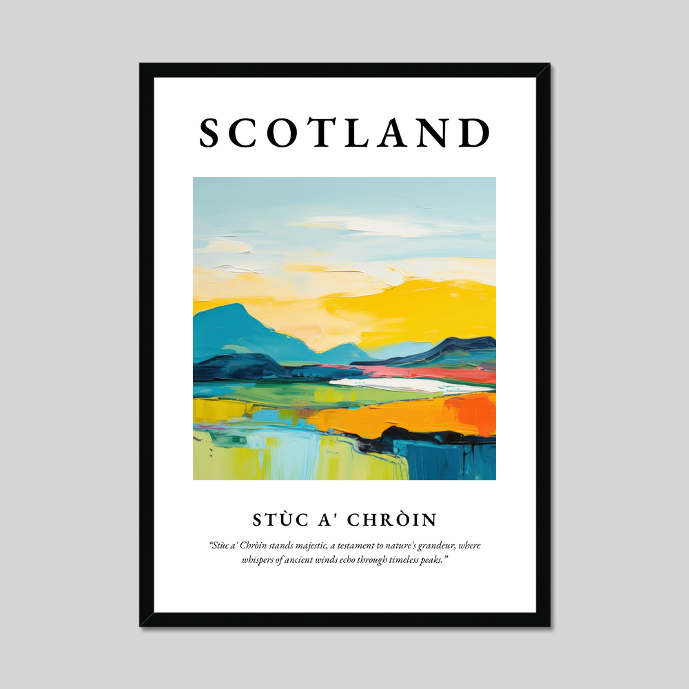 Poster of Stùc a' Chròin, Scotland.