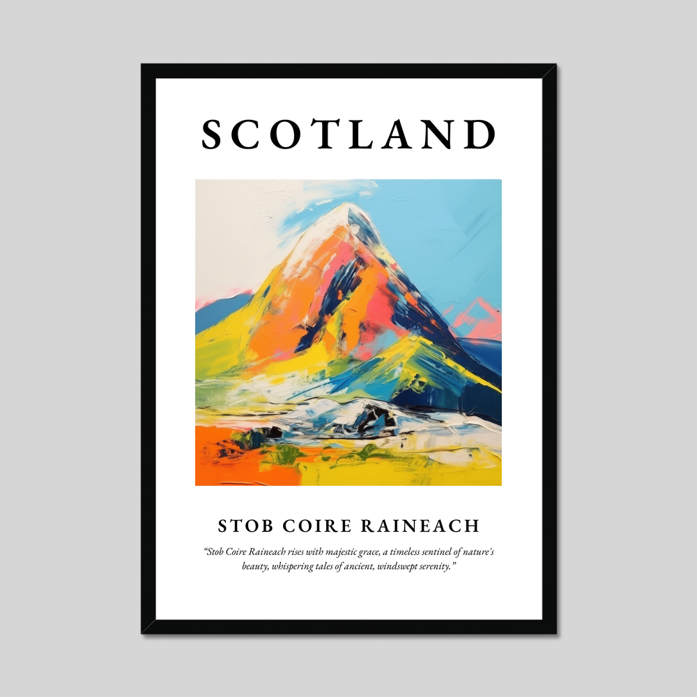 Poster of Stob Coire Raineach, Scotland.