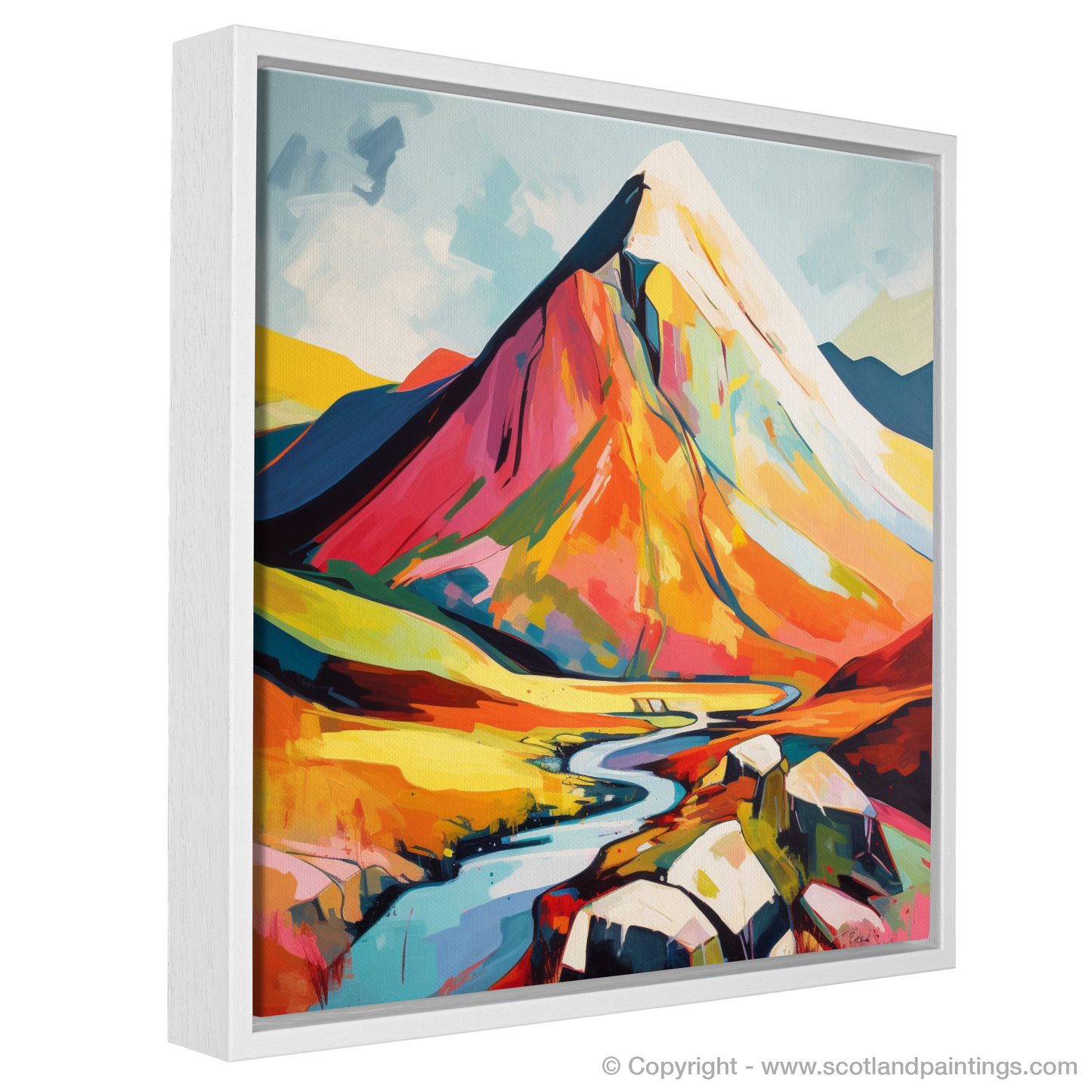 Abstract Highlands: Stob Dearg Reimagined