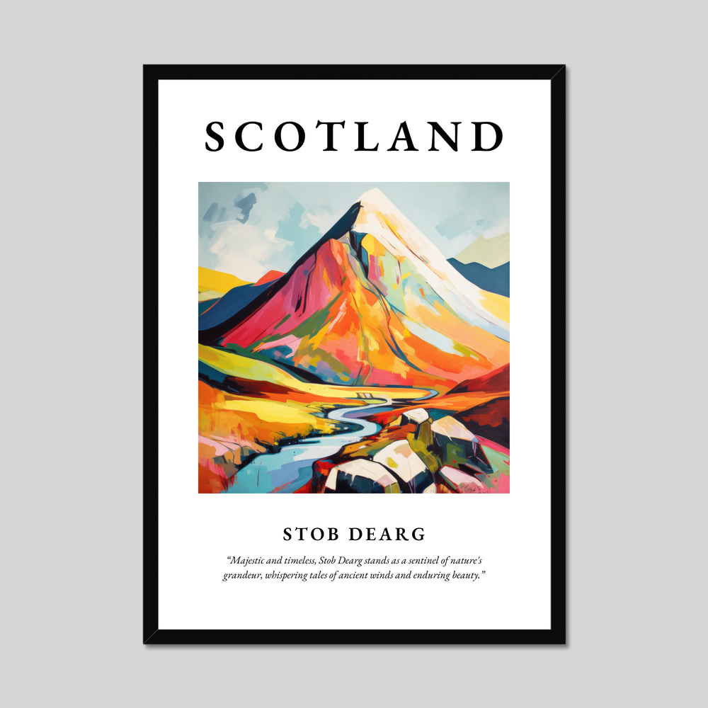 Poster of Stob Dearg, Scotland.