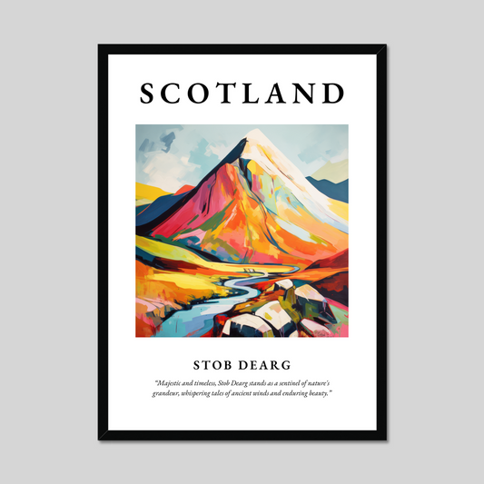 Poster of Stob Dearg, Scotland.