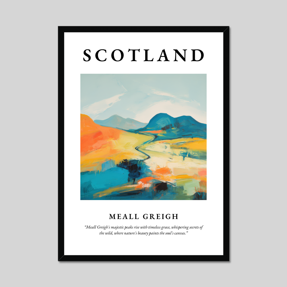 Poster of Meall Greigh, Scotland.