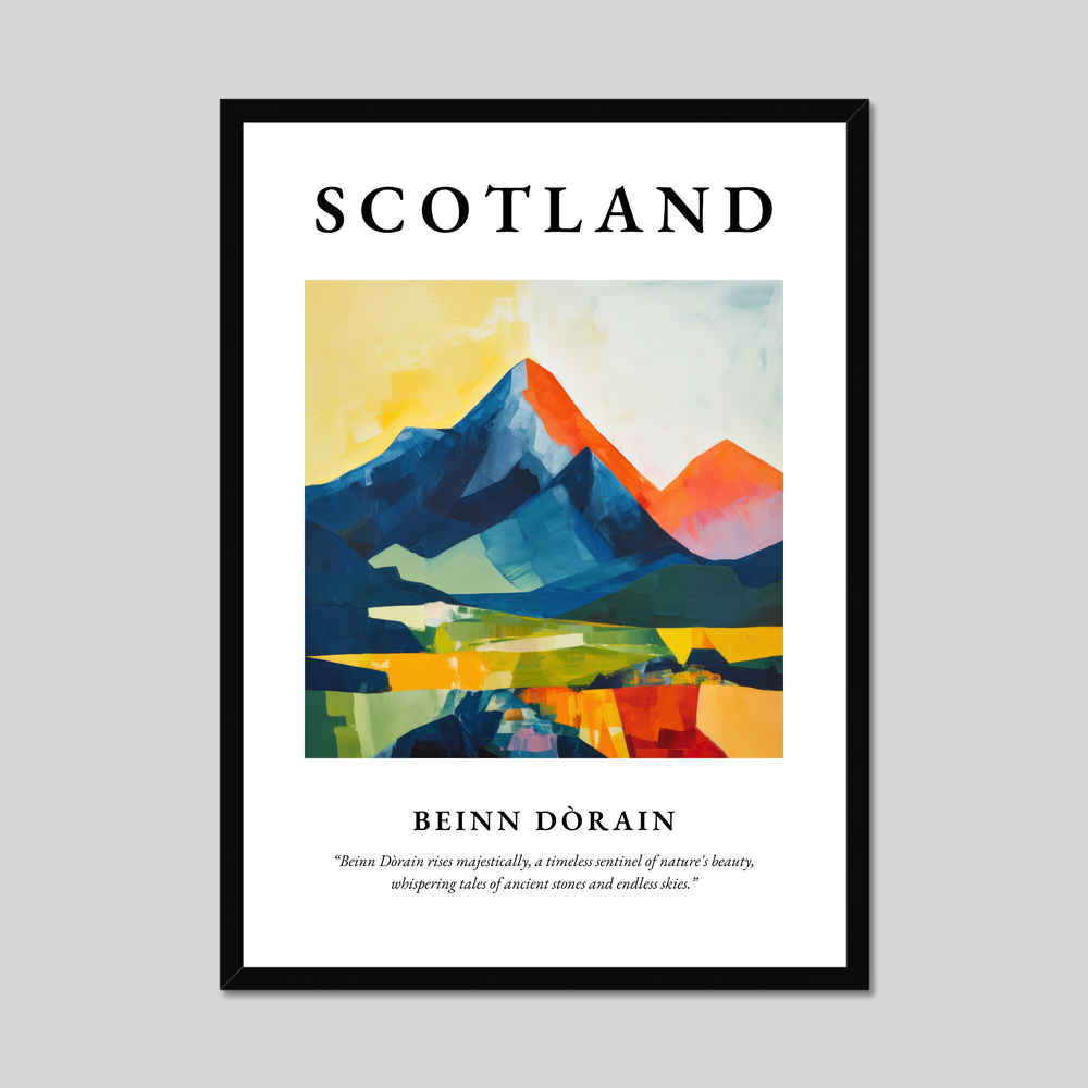 Poster of Beinn Dòrain, Scotland.