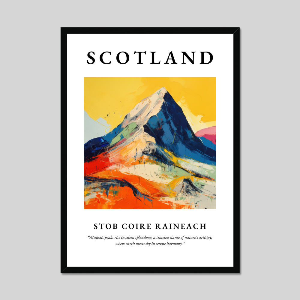 Poster of Stob Coire Raineach, Scotland.