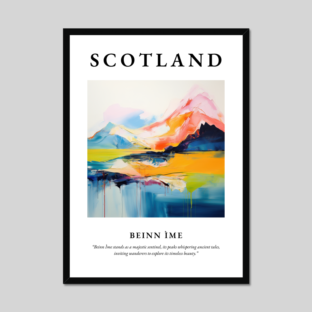 Poster of Beinn Ìme, Scotland.