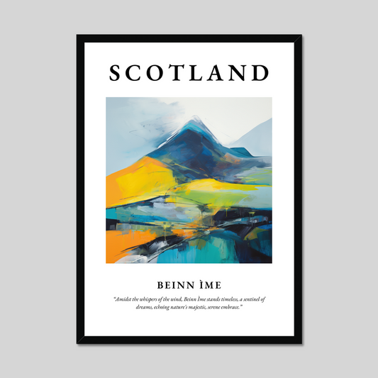 Poster of Beinn Ìme, Scotland.