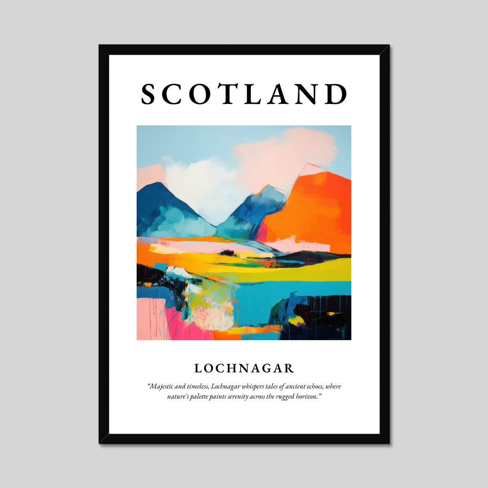 Poster of Lochnagar, Scotland.