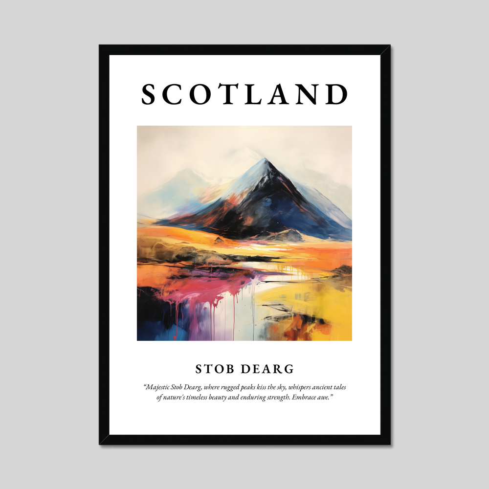 Poster of Stob Dearg, Scotland.