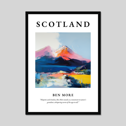 Poster of Ben More, Scotland.