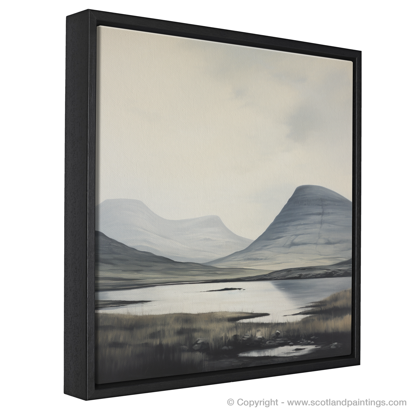 Painting and Art Print of Càrn Liath (Beinn a' Ghlò). Abstract Essence of Càrn Liath.