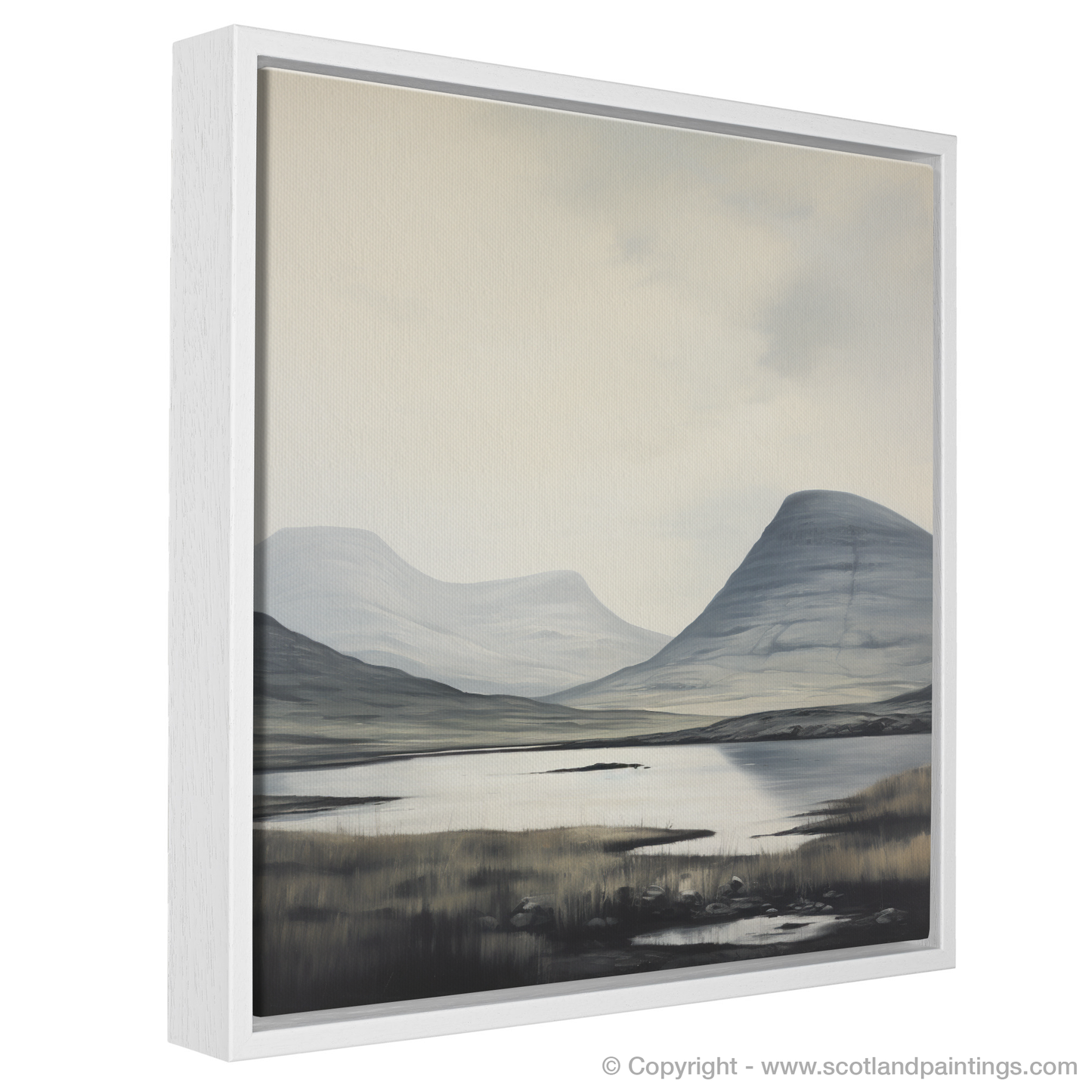 Painting and Art Print of Càrn Liath (Beinn a' Ghlò). Abstract Essence of Càrn Liath.