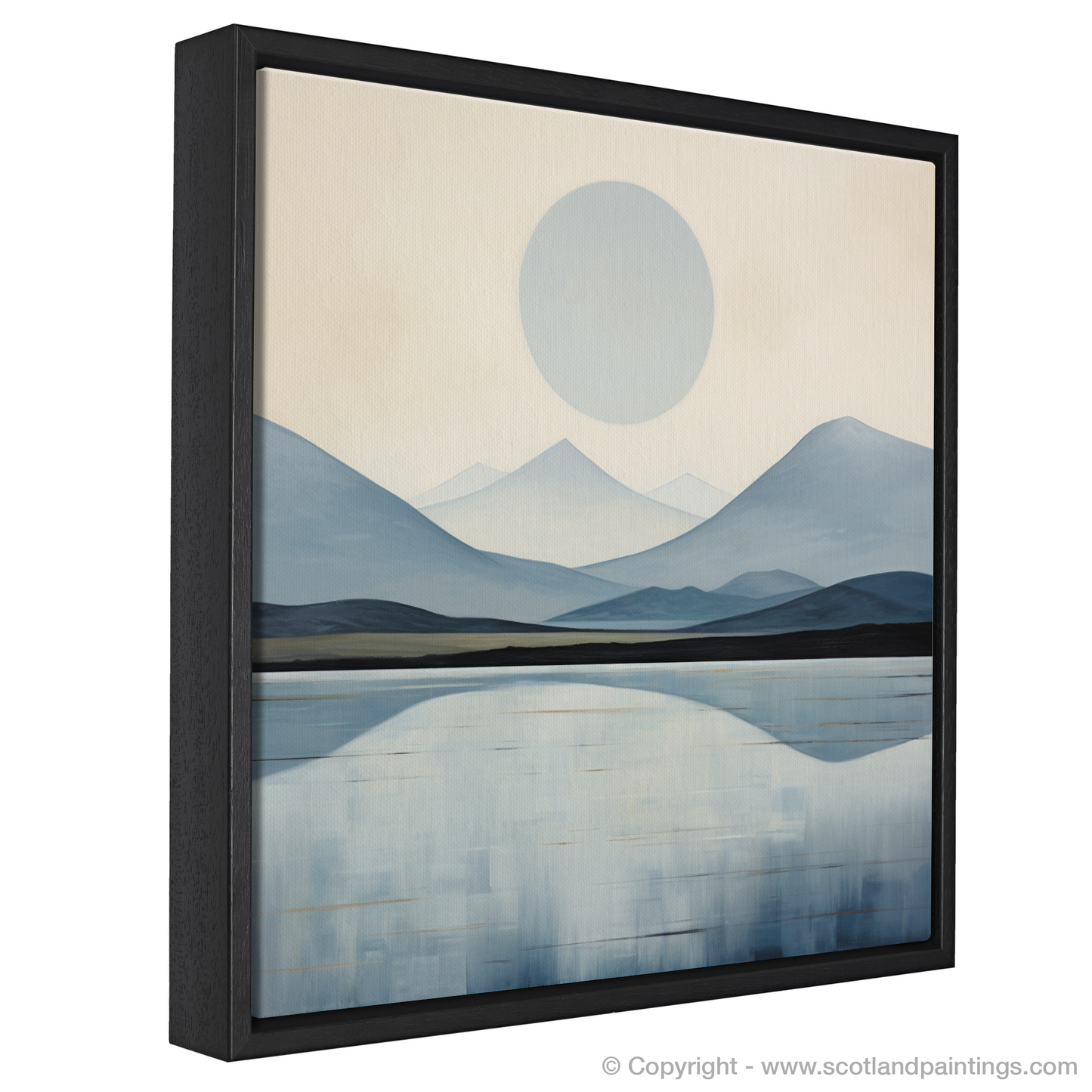 Painting and Art Print of Càrn Liath (Beinn a' Ghlò). Abstract Essence of Càrn Liath - A Scottish Munro Interpretation.