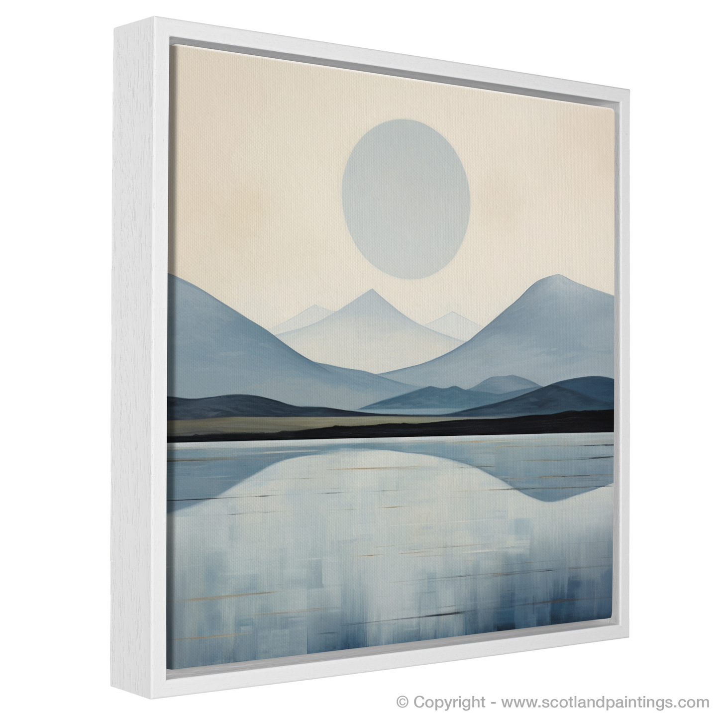 Painting and Art Print of Càrn Liath (Beinn a' Ghlò). Abstract Essence of Càrn Liath - A Scottish Munro Interpretation.