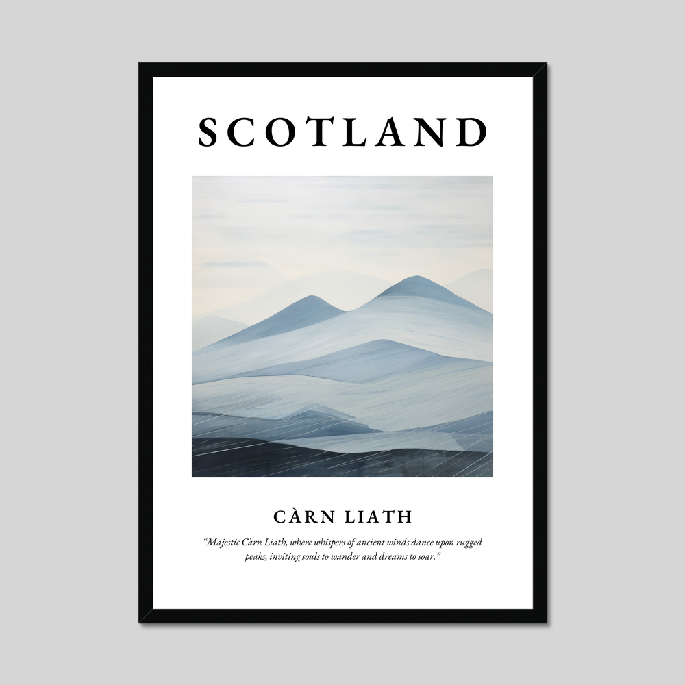 Poster of Càrn Liath, Scotland.