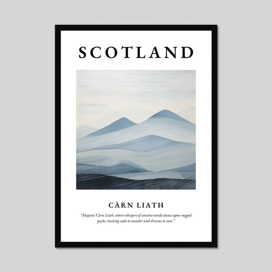 Poster of Càrn Liath, Scotland.