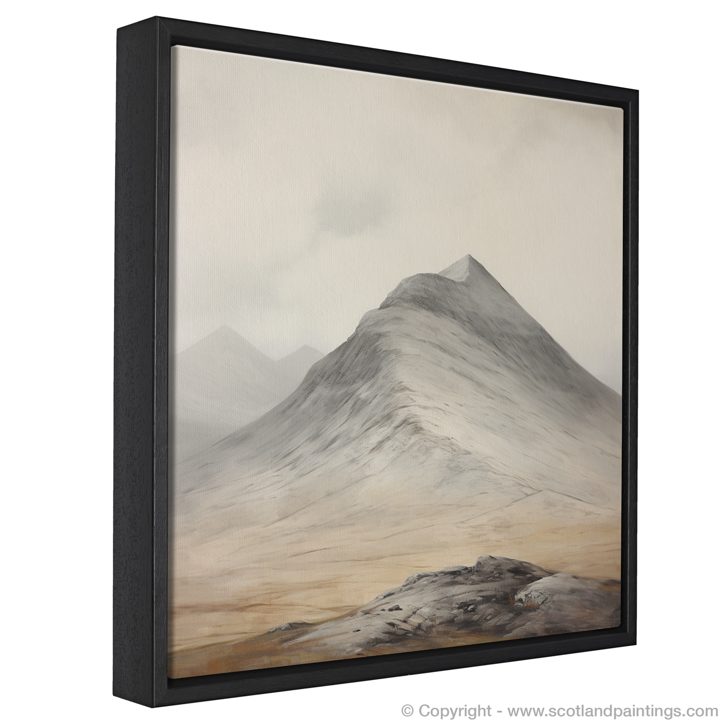 Painting and Art Print of Càrn Liath (Beinn a' Ghlò) entitled "Carn Liath Abstract: Essence of the Munros".