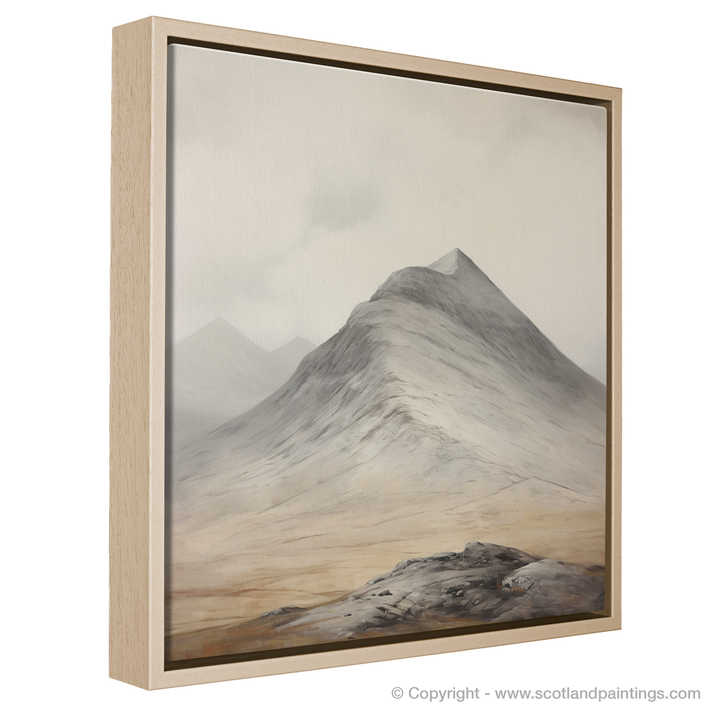 Painting and Art Print of Càrn Liath (Beinn a' Ghlò) entitled "Carn Liath Abstract: Essence of the Munros".