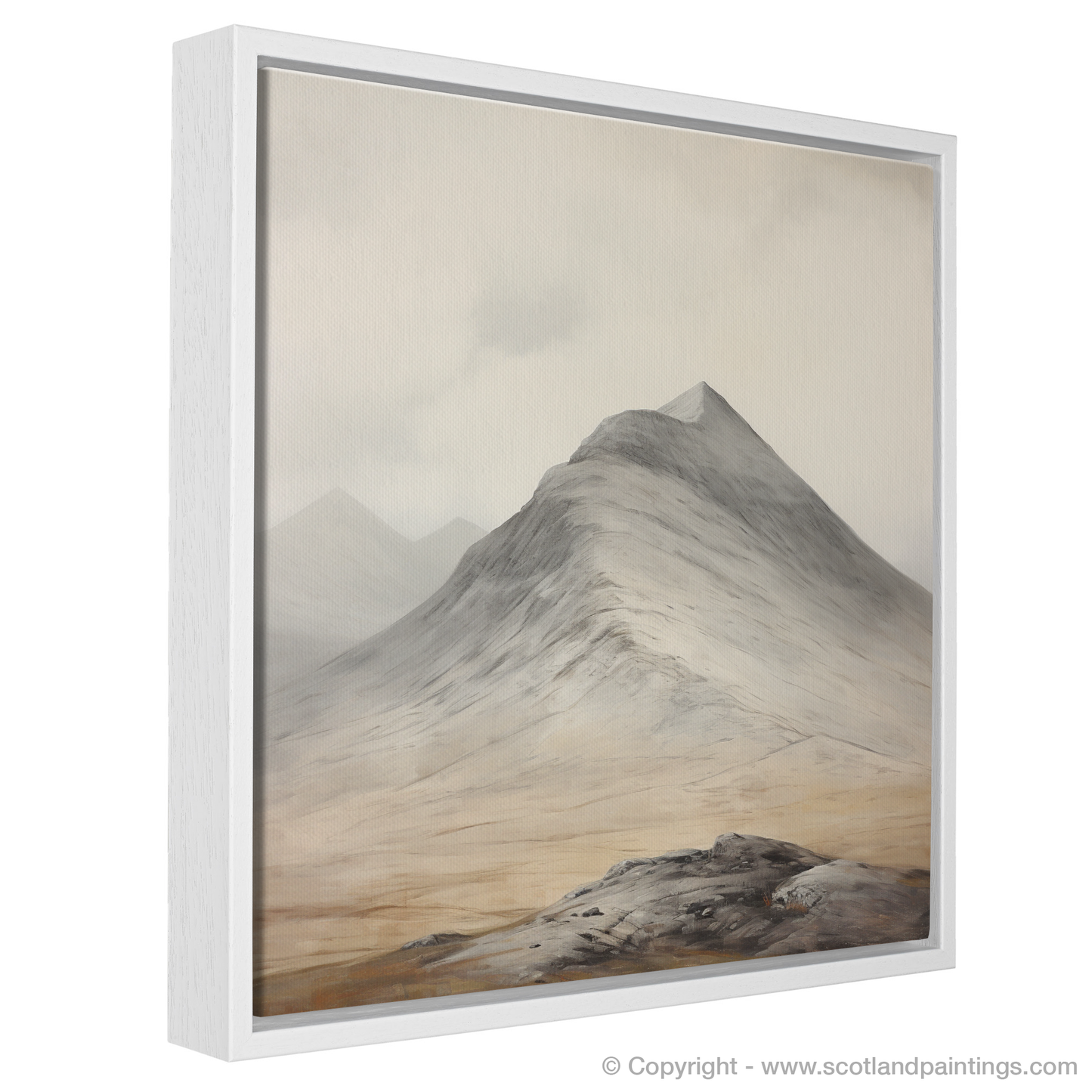 Painting and Art Print of Càrn Liath (Beinn a' Ghlò) entitled "Carn Liath Abstract: Essence of the Munros".